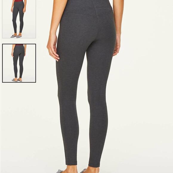 LOFT Charcoal Gray Ponte Leggings - Picture 14 of 14